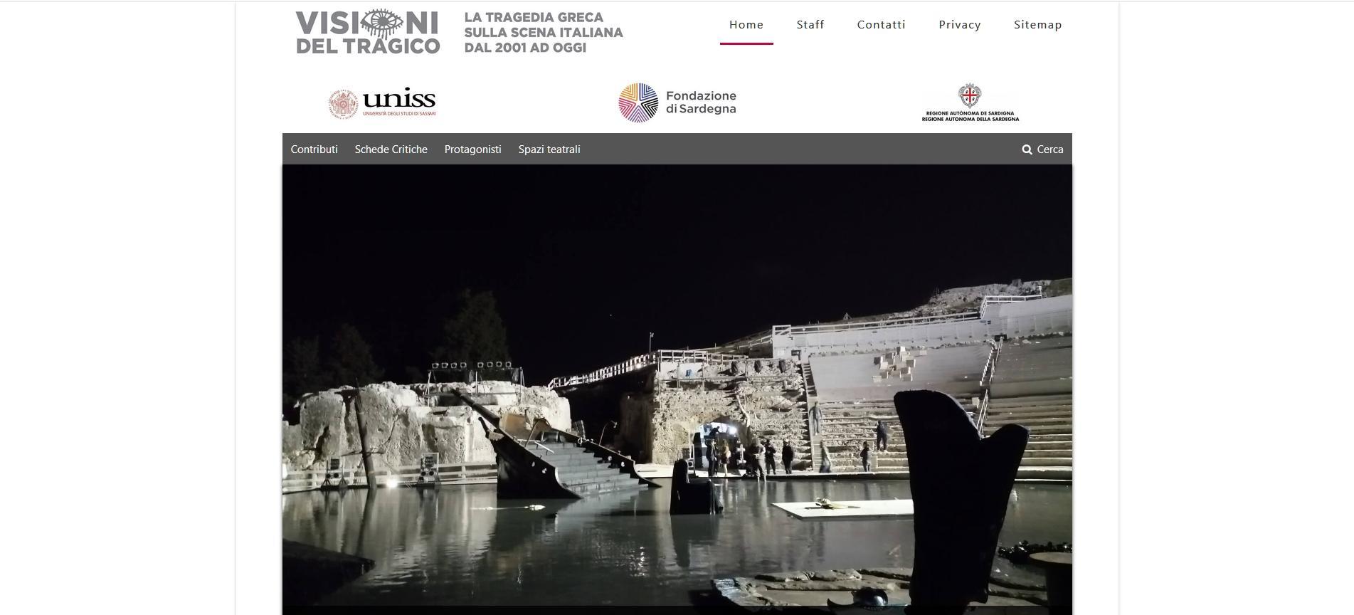 Homepage visionideltragico.it Homepage visionideltragico.it